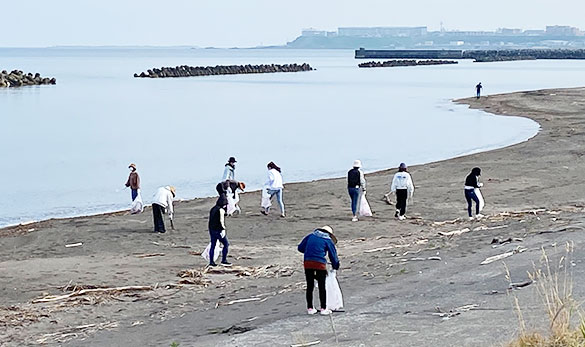 近隣海岸・公園の清掃活動